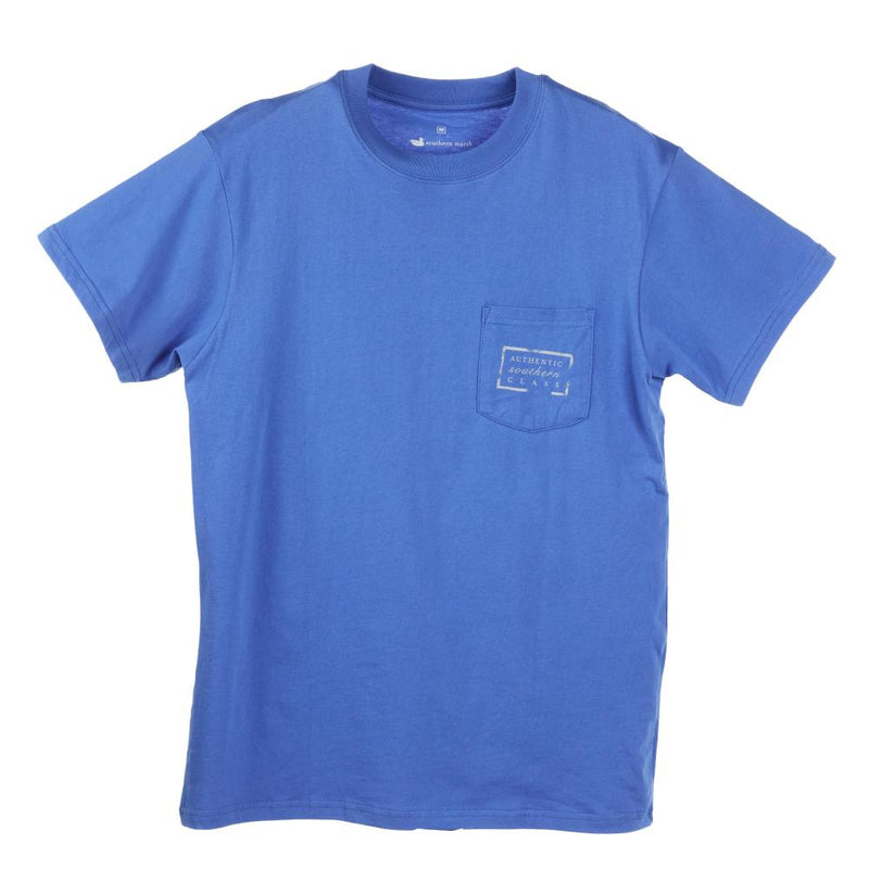Mens French Blue Authentic Tee