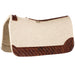 1in Roper Carmel Diamond Natural Felt Saddle Pad