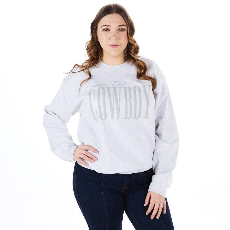 Ladies Country Club Cowboy Sweatshirt