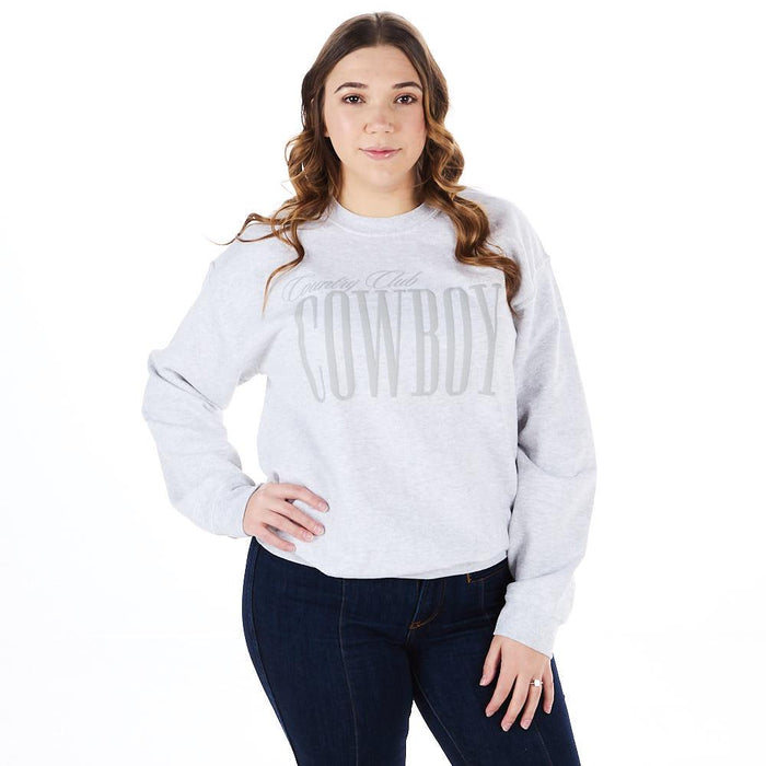 Ladies Country Club Cowboy Sweatshirt