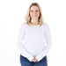 Women's White Long Sleeve Equitation Tech Shirt