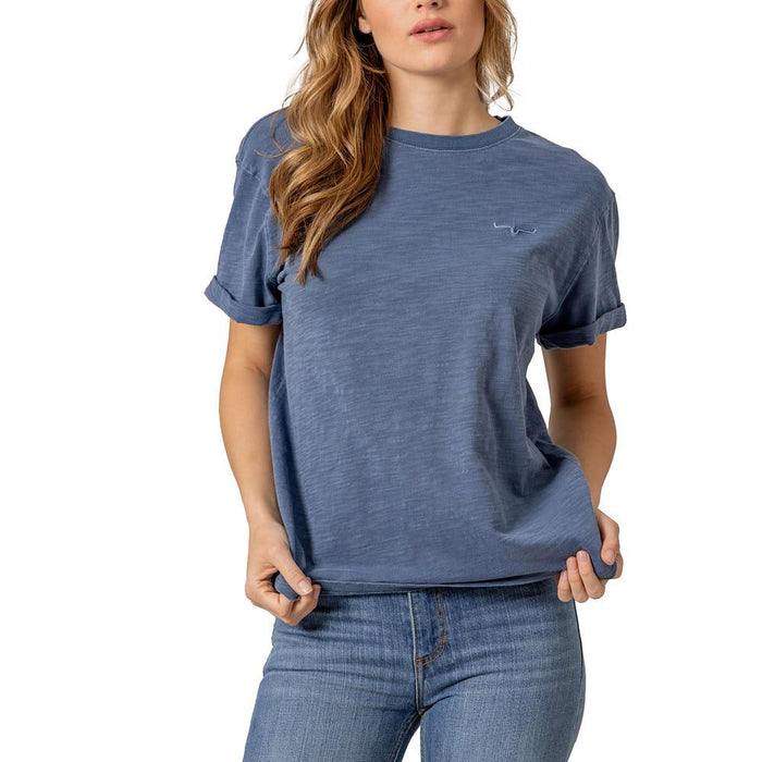 Womens Blue Ashley Tee