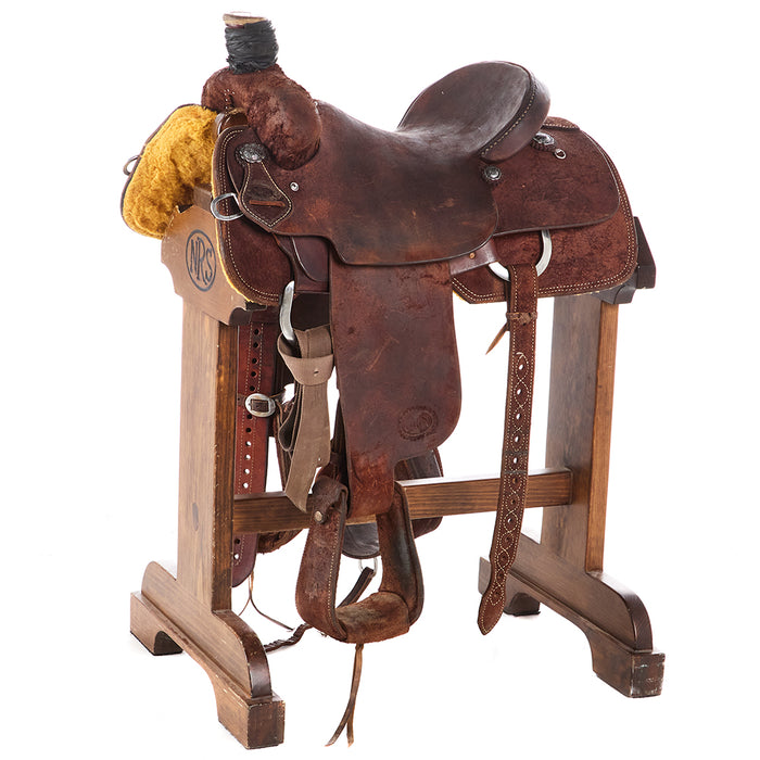Used 15.5in Competitor Series Team Roper Saddle
