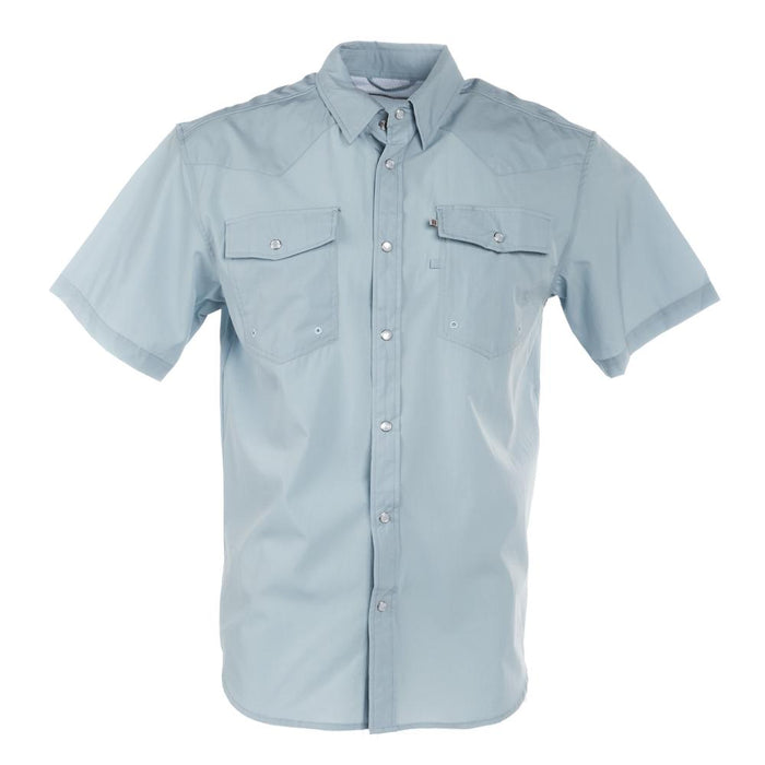 Brandcowboy Sandhill Ranch Men's Light Blue Short Sleeve