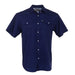 Sandhill Ranch Men's Chic Chambray Short Sleeve Snap Shirt