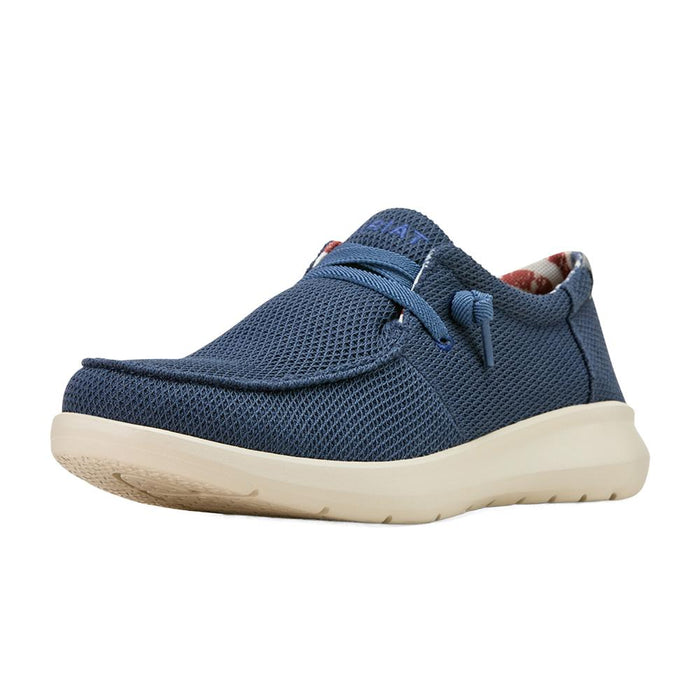 Men`s Hilo Navy Mesh Casual Shoe
