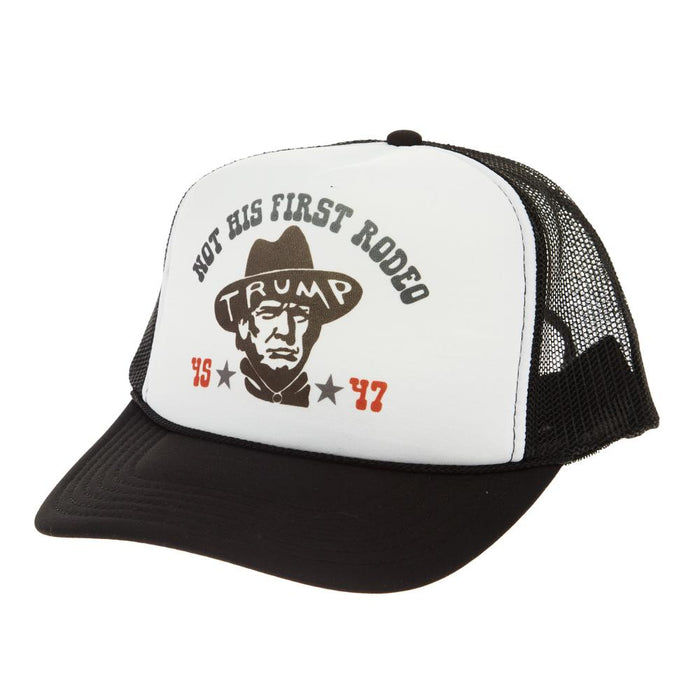 Not His First Rodeo Trump Trucker Hat