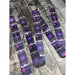 Purple Aztec Nylon Off Billet and Latigo Strap Set