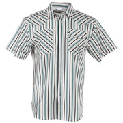 Sandhill Ranch Men's Dusty Stripes Short Sleeve Snap Shirt