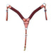Tan Bison Overlay 2in Contoured Breast Collar