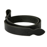 1 1/2in X 60in Black Leather Latigo Cinch Tie Strap