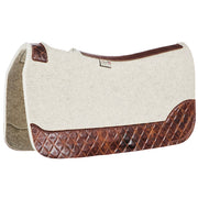 3/4in Barrel Racer Carmel Diamond Natural Felt Saddle Pad