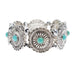 Turquoise Concho Stretch Bracelet