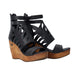 Women`s Jet Black Becca Wedge Sandal