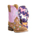 Kid`s Daisy Blossom Floral Pony Sole Cowgirl Boot