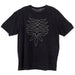 Womens Vintage Black Boot Stitch Tee