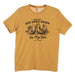 Womens When The Sun Goes Down Mustard Tee