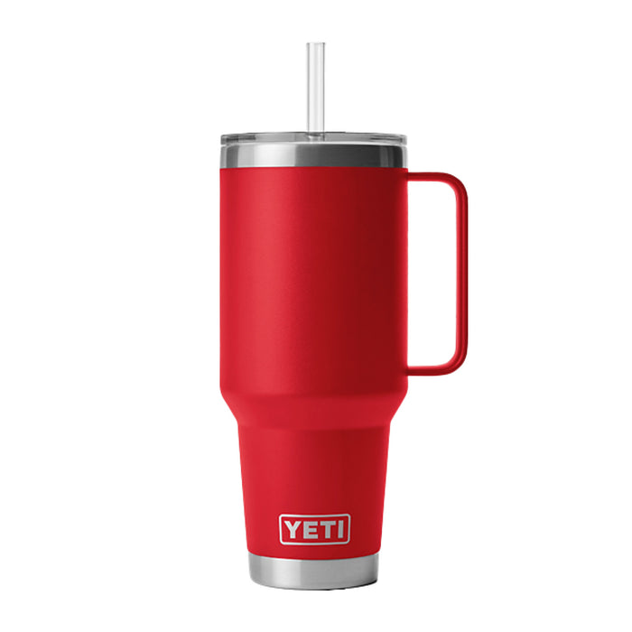Rambler 42oz Straw Rescue Red