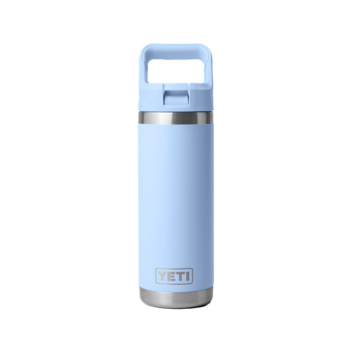 Rambler 18oz Straw Bottle Big Sky Blue