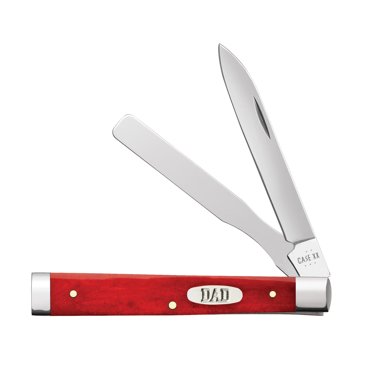 Case Knives Father's Day Smooth Dark Red Bone Baby Doc