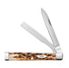 Amber Bone Peach Seed Jig Baby Doc Knife