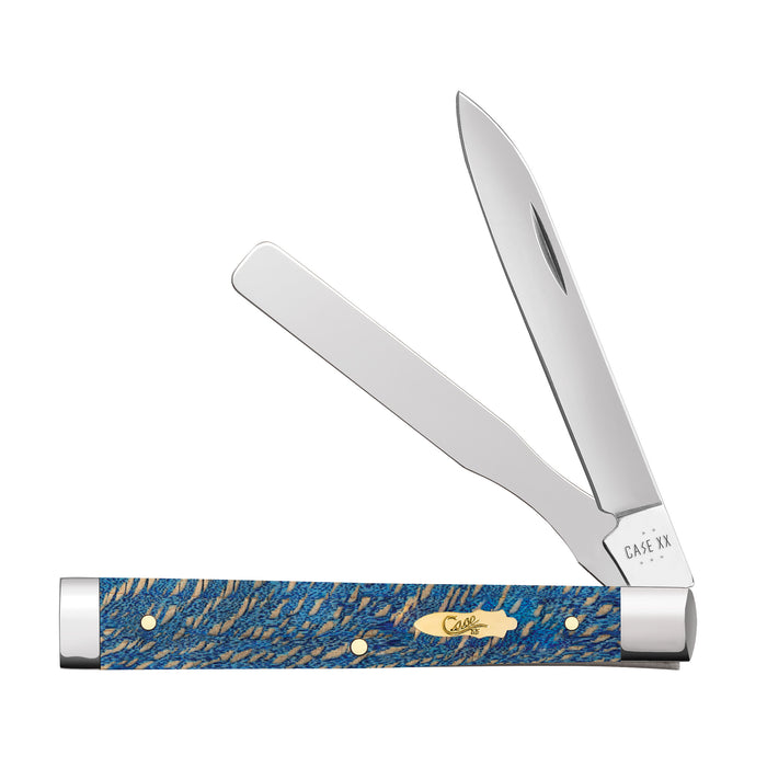 Blue Sycamore Wood Baby Doc Knife