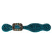 Ladies/Youth Aqua Floral Spur Straps