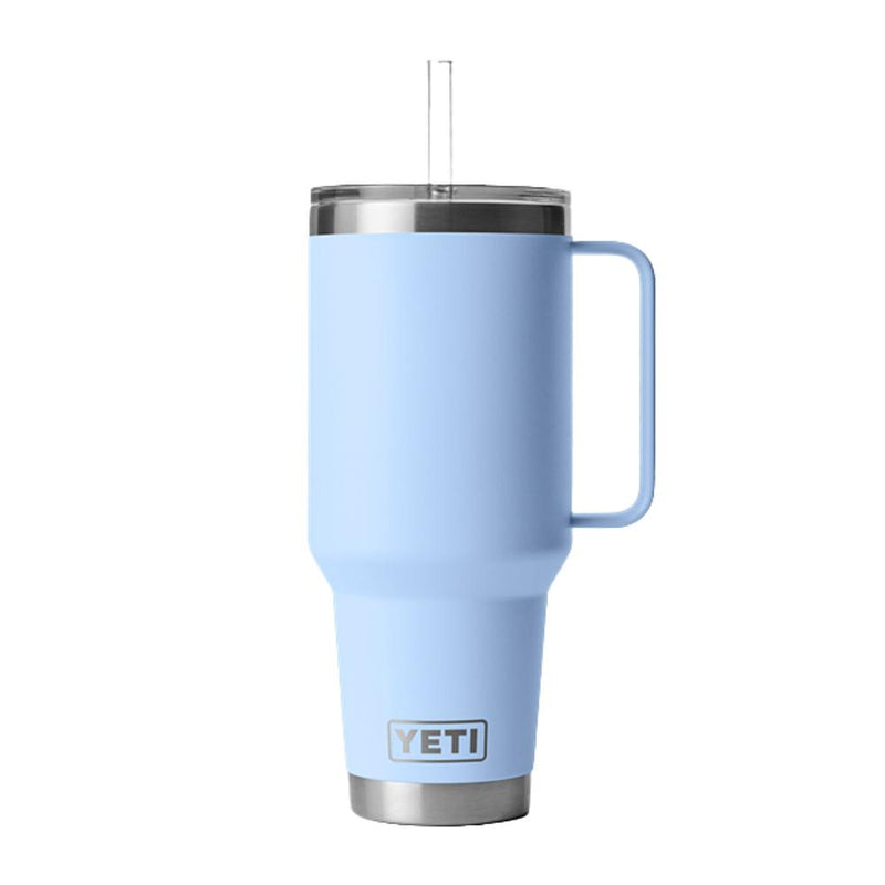 Rambler 42oz Straw Mug Big Sky Blue
