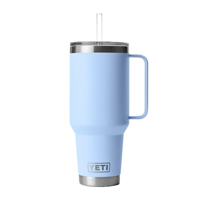 Rambler 42oz Straw Mug Big Sky Blue