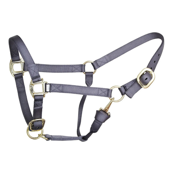 Deluxe Grey Nylon Halter