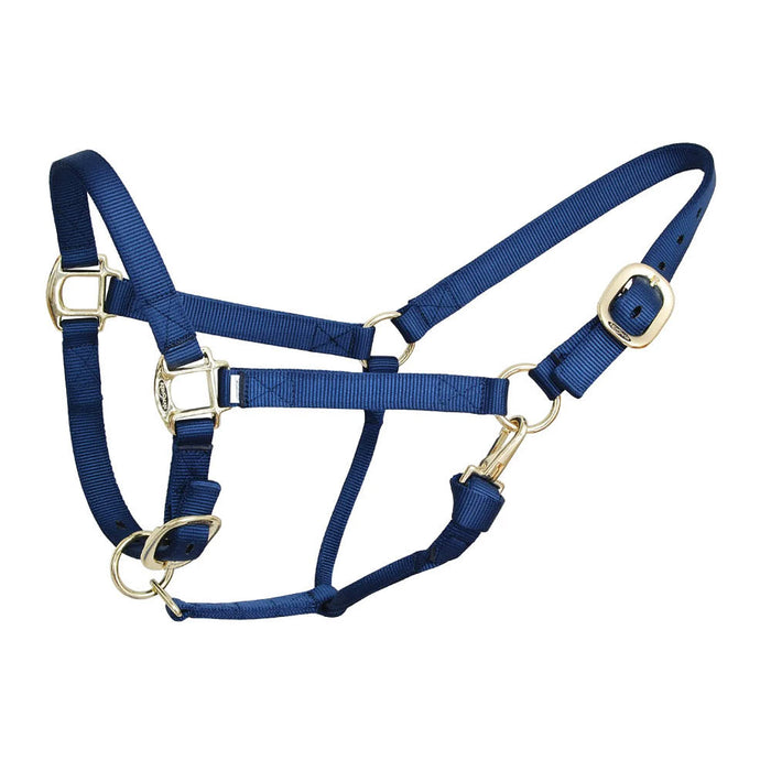 Deluxe Navy Blue Nylon Halter