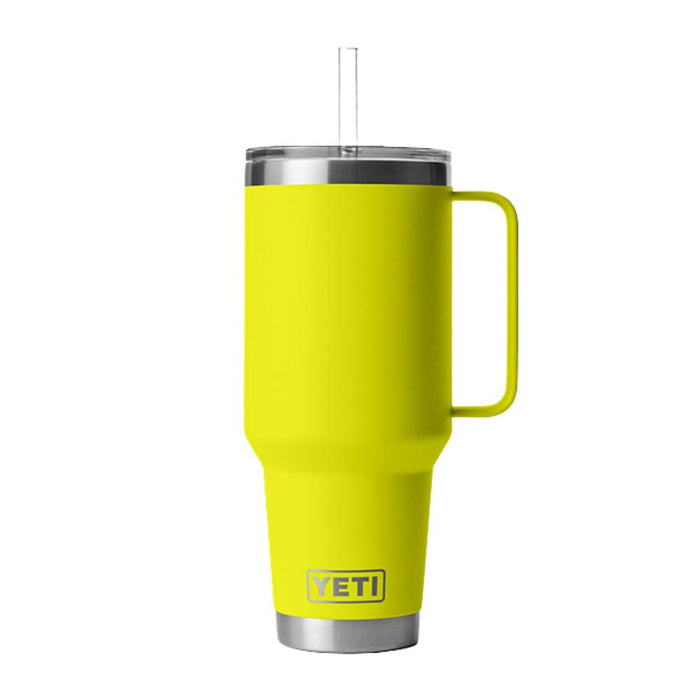 Rambler 42oz Straw Mug Firefly Yellow