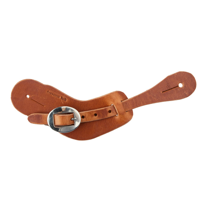 Men's Slick Leather Buckaroo Spur Straps