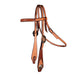 Tan Bison Swell Cheek Browband Headstall