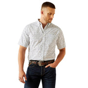 Mens Periwinkle Oaks Wrinkle Free Shirt