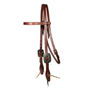 Rasp Buckle 5/8in Ranch Browband Headstall