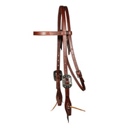 Arrow Buckle 5/8in Ranch Browband Headstall