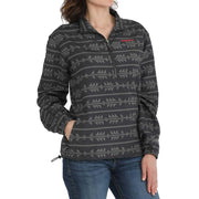 Womens Grey 1/2 Zip Windbreaker