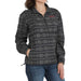 Womens Grey 1/2 Zip Windbreaker
