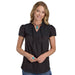 Women's Black Embroidered Top