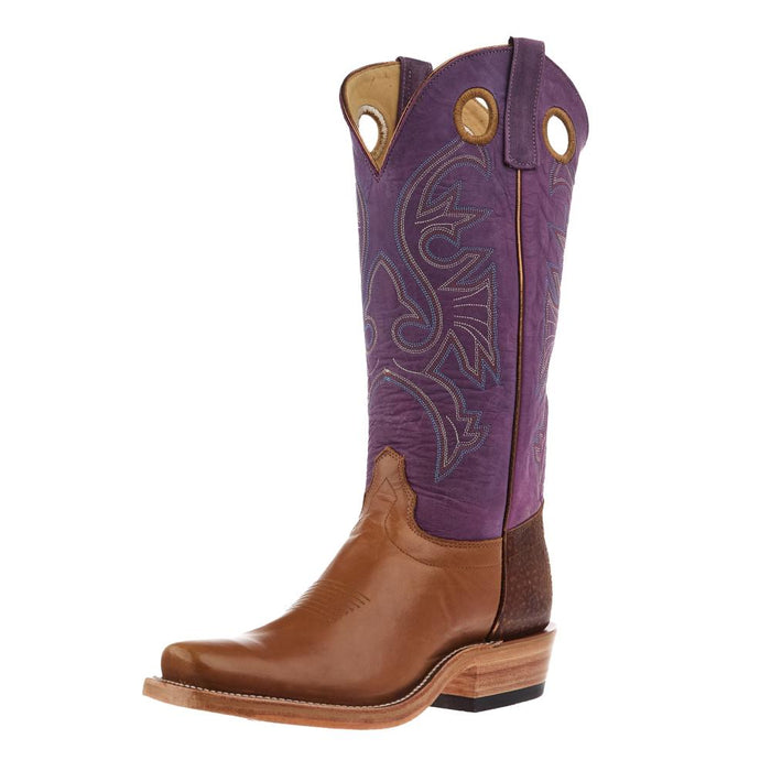Men`s Ride Ready Light Brown Buffalo Vamp 15in Violet Buffamonte Top