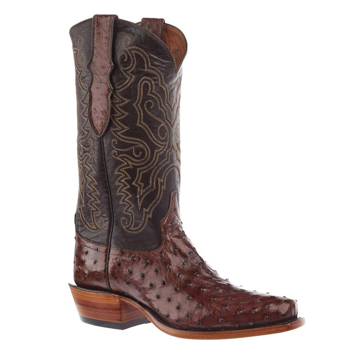 Men's Tobacco Full Quill Ostrich Tobacco Top