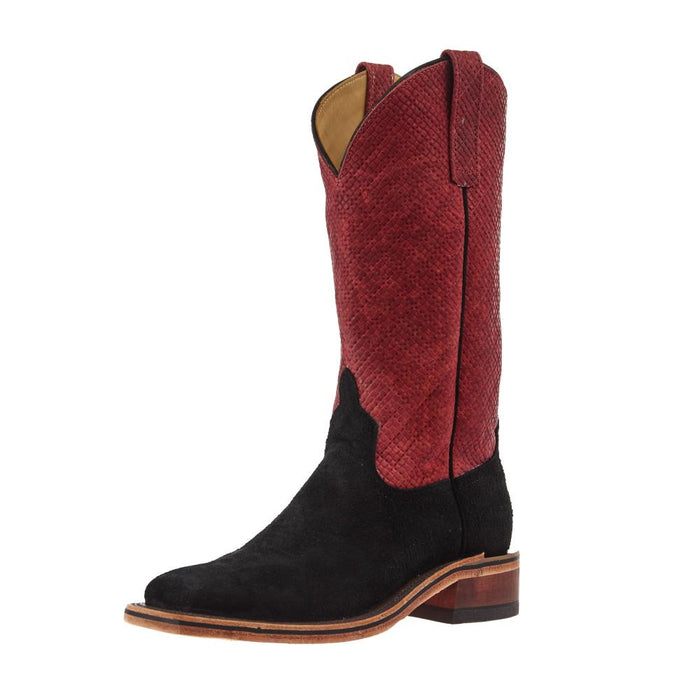 Womens AB Wyoming Reversed Vamp 12" Red Argentina Top Cowgirl Boots