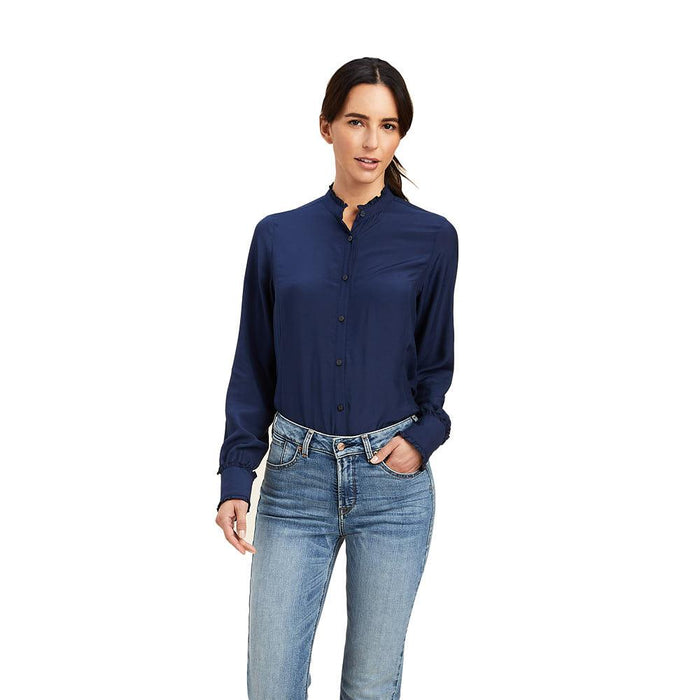Womens Navy Clarion Blouse