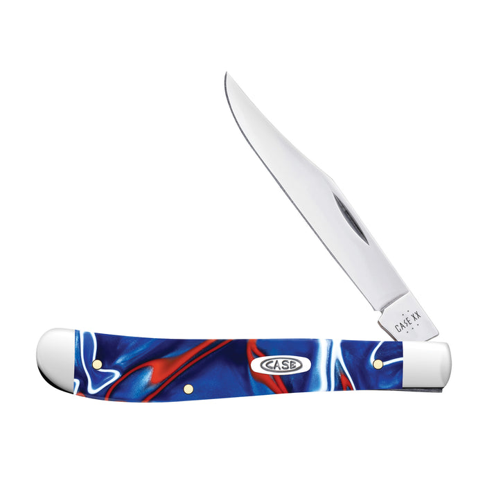 Smooth Patriotic Kirinite Slimline Trapper Knife