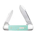 Seafoam Green G 0 Smooth Baby Butterbean Knife
