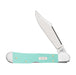 Seafoam Green G 0 Smooth Mini CopperLock Knife