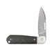 Smooth Black Burlap Micarta Highbanks Knife
