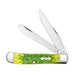Peach Seed Jig Green Apple Bone Trapper Knife