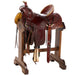 Used 16in Floral and Basket Combo Tooled Ranch Roper